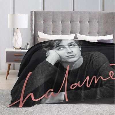 Chalamet, mahtava oheistuote Timothee Chalamet erittäin pehmeä mikrofleecehuopa sohva 60" X50 50x40in 125x100cm