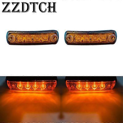 2 kpl 24V LED-aurinkosuoja-autovalo MAN TGX/TGL/TGS -kuorma-auton aurinkosuoja-auton valoon 81252606121 2 pcs yellow