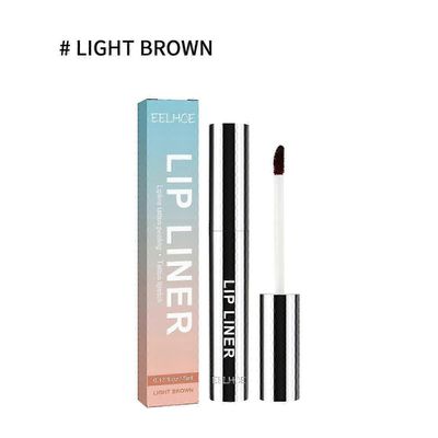 EELHOE peel off -huultenrajauskynä rajaa huulten muodon, näyttää huulten värin, vedenpitävä, tahraton, kuori huultenrajauskynän huulisivellin VAALE...
