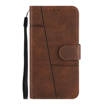 Gangxun Etui til iphone 13 Mini Cover Læder tegnebog Flip magnetisk lukning kickstand Brown