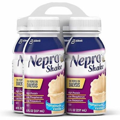 Abbott Nutrition Nepro Shake Oral Supplement Vanilla Flavor, 1 pakkaus (1 kpl pakkaus)