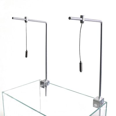 Säädettävä säiliön asennuskiinnike Universal Fish Tank Light Stand Light Stand Standing Kit Aquarium tarvikkeet Hopeanvalkoinen
