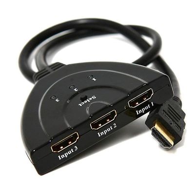 Suren 3ports Hdmi Splitter-kabel 1080p Multi Switch Switcher Splitter Selector Hub Box