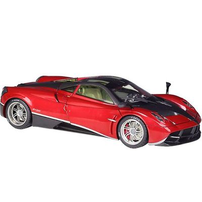 Welly Gta 1:18 Skala Pagani Huayra Legering Bil Modell Metall Leksak Vehi Röd