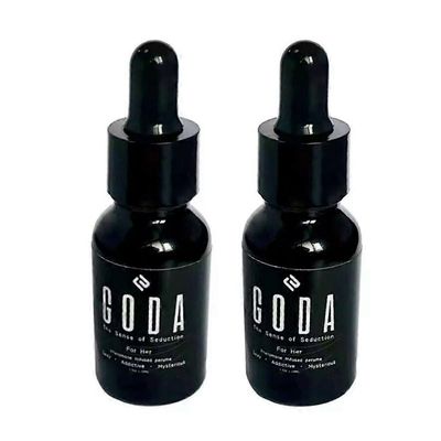 GODA For Her Feromonituoksu naisille, pitkäkestoinen, jasmiinilla ja ruusulla 15ml 2pcs