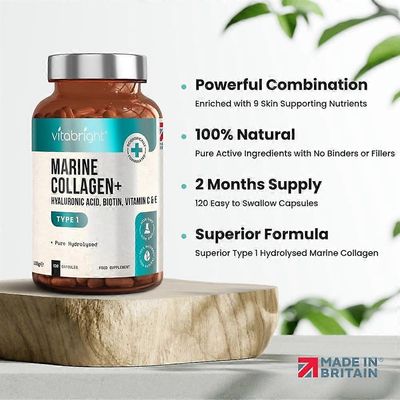 Vitabright Marine Collagen Complex 1000mg 120 kapselia