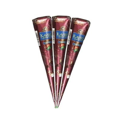 Kaveri ALL Natural Body Art Pen käyttövalmis orgaaninen väliaikainen tatuointikartio 25g x 3