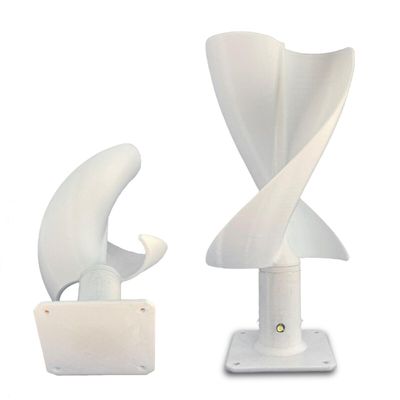 Yituo 12v 10w spiralblader Helix vindturbingenerator vertikal akse vindkraft lampe