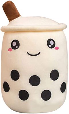 AIR Bubble Mælk Te Cup Formet Plys Fyldte Legetøj Light Brown 24cm