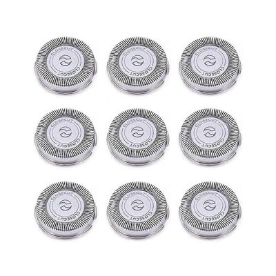 9Pack SH30 vaihtopäät parranajokonesarjoihin 3000, 2000, 1000 ja S738, kestävillä terävillä terillä Hopea