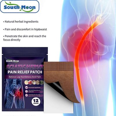 Vartalon akupunktiolaastari kivun lievittämiseen, lonkka, iskias, lannerangan, olkapään ja polven hoitolaastari 12 kpl