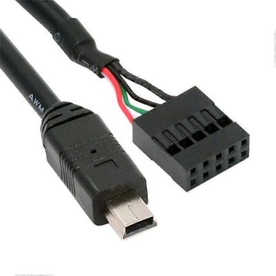 U2-018-MN 50cm USB 2.0 emolevy 9Pin mini USB 5Pin kaapeli minimonitori anturipaneeli kamera Kuten