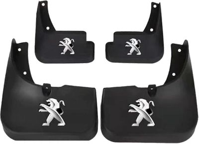 Edessä Taka Auton roiskeläpät Roiskesuojat Auton lokasuojat Autonsuojatarvikkeet B Roiskeläpät Peugeot 5008 2009-2017 -mallille