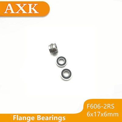 Særtilbud Udsalg F606-2rs Leje 6x17x6mm ( 10 stk ) Abec-1 Miniature Flanged F606rs Kuglelejer Rf-1760dd