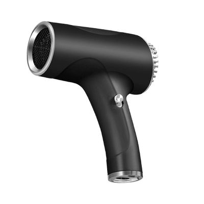 Langaton hiustenkuivaaja nopeaan kuivumiseen milloin ja missä tahansa korkealla ilmalla musta