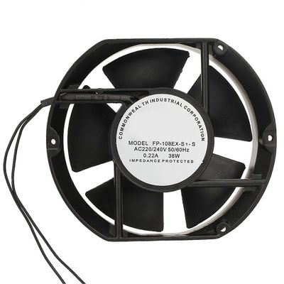 FP-108EX S1-S AC-aksiaalituuletin AC220V 38W soikea kuulalaakerilla varustettu tuuletin