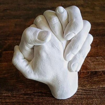 Tee-se-itse-käsinvalusarja monikäyttöinen tee-se-itse-muistoesine käsinmuovausjauhe ystävänpäivälahjoiksi