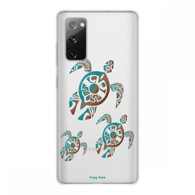 Crazy Kase Hull Til Samsung Galaxy S20 Fe i silikone fleksibel 1 Mm, Turtle Family