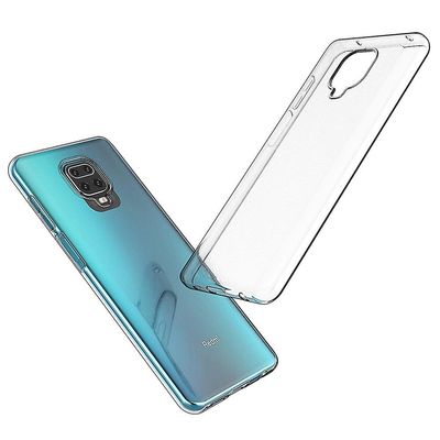 Akami Hull For Xiaomi Redmi Note 9 Pro, høj kvalitet Silikone beskyttende cover, Gennemsigtig