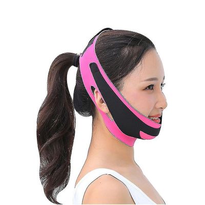 Elastisk ansigt slankere slankende bandage ansigt slankende rem kindløfter hage slank v line shaper bælte
