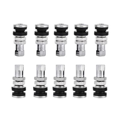 10 kpl metalliventtiilivarret tubeless renkaan rengasventtiili mönkijämoottoripyörälle