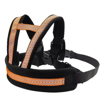 Säädettävä lasten turvavyö heijastinnauhalla lasten moottoripyörävaljaatoranssi