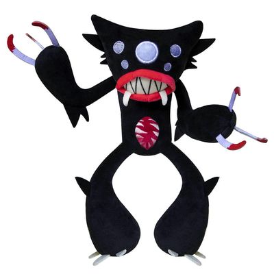 Pehmolelut,Unikko leikkiaika Huggy Wuggy Game Pehmo lapsille syntymäpäivälahja ja kodin sisustus (30 cm) musta