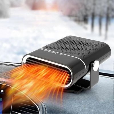 auton lämmitin, 12V 150W pistoke tuuletin lämmitin auton tuulilasille, nopea lämmitys automaattinen talvihuurteenpoisto, 2 in 1 sähköinen lämmitys ...
