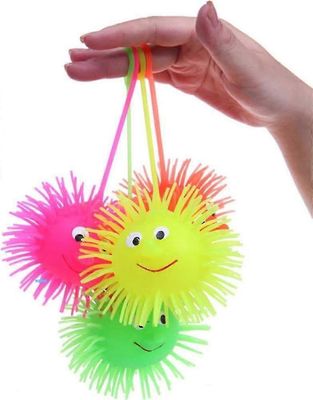 hehkuva piikkinen siili Dimple Fidget lelu - 5, 12cm setti - puristava ja puhallettava stressiä estävä pallo