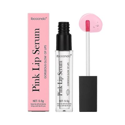 5.5g Lip Plumper Pink Gloss High-shine Lip Lightening Essence -lahja vaimolle Tyttöystävät Rakastaja js