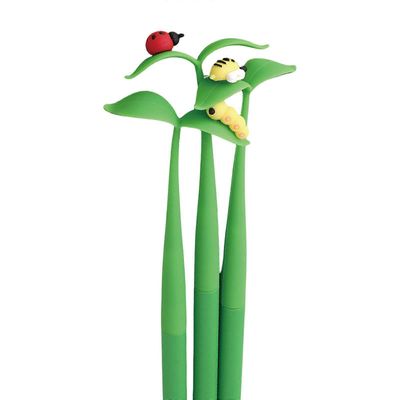 3 kpl sarjakuva hyönteisgeelikynä 0,5 mm kirjoituskynä ihana geelimustekynä swing neutraali kynä lahjakynä kouluun Monivärinen