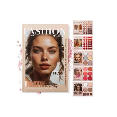 5-kerroksinen monitoiminen kauneuskirjasetti - meikkipaletti B