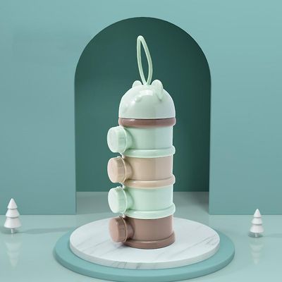 Ruili Mælkepulverkasse Mælkepulverdispenser Mælkepulver beholder mælkepulver opbevaringsboks Grøn