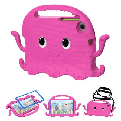 Til Samsung Galaxy Tab A7 Lite 8,7-tommer SM-T220 / SM-T225 Cute Cartoon Octopus Tablet Case Pen Slot Co Pink Style B Samsung Galaxy Tab A7