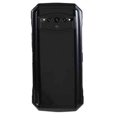 Doogee S100 pehmeä TPU iskunkestävä puhelinkotelo kameran linssin suojakansi - musta Monivärinen Black