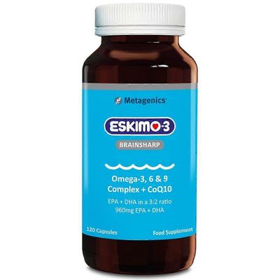 Nutri Advanced Metagenics Eskimo-3 Brainsharp -kalaöljykapselit 120