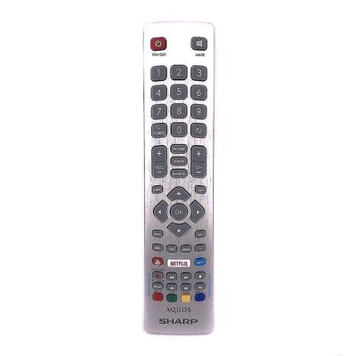 Ægte Shw/rmc/0115 For Sharp Aquos Tv Fjernbetjening med Youtube Netflix
