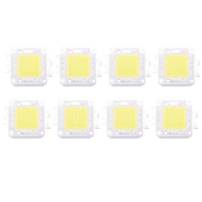 8x suuritehoinen 50w led-sirulamppulamppu DIY valkoinen 3800lm 6500k