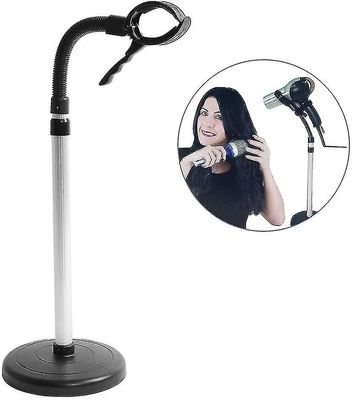 Blow Dryer Styling Stand Hender, Justerbar HårTørker Brakett Håndfri Avtakbar Rustfritt Stål Sugekopp Brakett