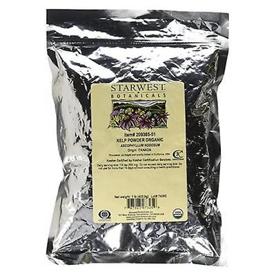 Starwest Botanicals Organic Kelp Powder, 1 Lb (1 kpl pakkaus)