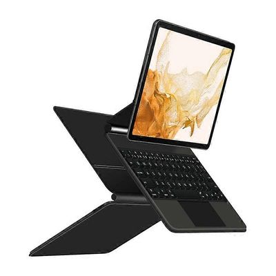 Samsung Galaxy Tab S8 nahkainen jalustan kansi + langaton ohjauslevyn näppäimistö