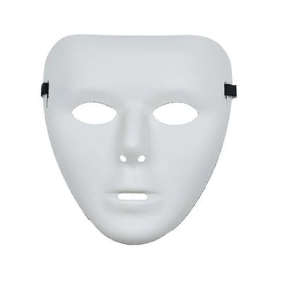 Zhuopai Påske mandlig maskerade Hip Hop White Prom fuld ansigtsmaske 19*17