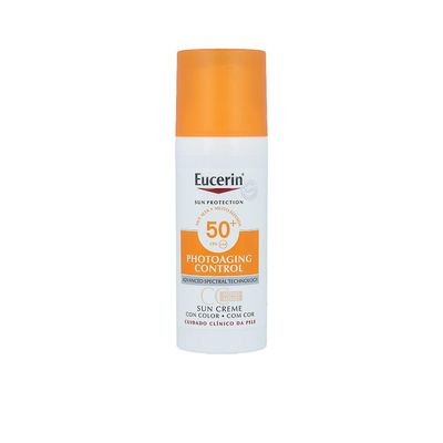 Eucerin solbeskyttelse photoaging cc creme spf50+ medium 50 ml unisex