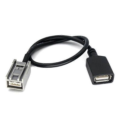 USB-kaapelisovitin aux 2008 alkaen Civic Jazz/cr-V Accord/cr-Z 09-13 mp3 GHM Musta