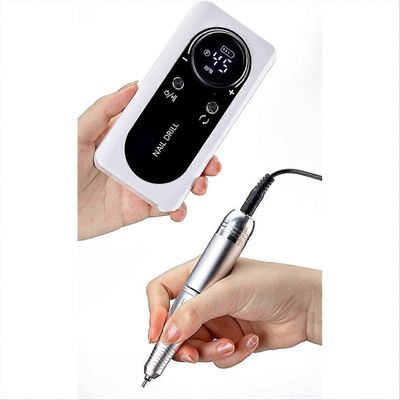 45000RPM sähköinen kannettava kynsienporakone ladattava vaaleanpunainen