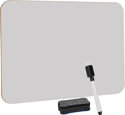 Mini kuivapyyhintätaulu, 8,2x11,8 tuuman kaksipuolinen minitaulu, jossa kynät ja pyyhekumit, kestävät kannettavat valkotaulut 1pc