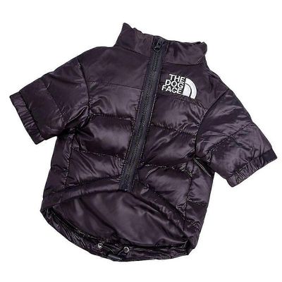 Koirat kohtaavat puffer-takin paksut lämpimät ulkoiluvaatteet talvinen tuulenpitävä muoti lemmikkipuku pienille keskisuurille suurille koirille Mus...