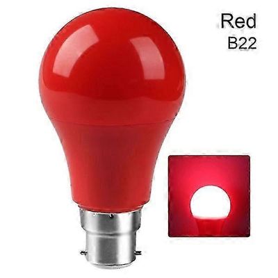 LED A60 -lamppu Punainen B22-B22