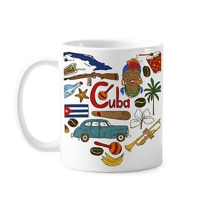 Cuba Love Heart Landskabspleje National Flag Krus