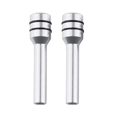 2kpl autoauto yleinen sisäoven lukkotappi alumiiniseoksesta valmistetut vetotapin nupit Hopea